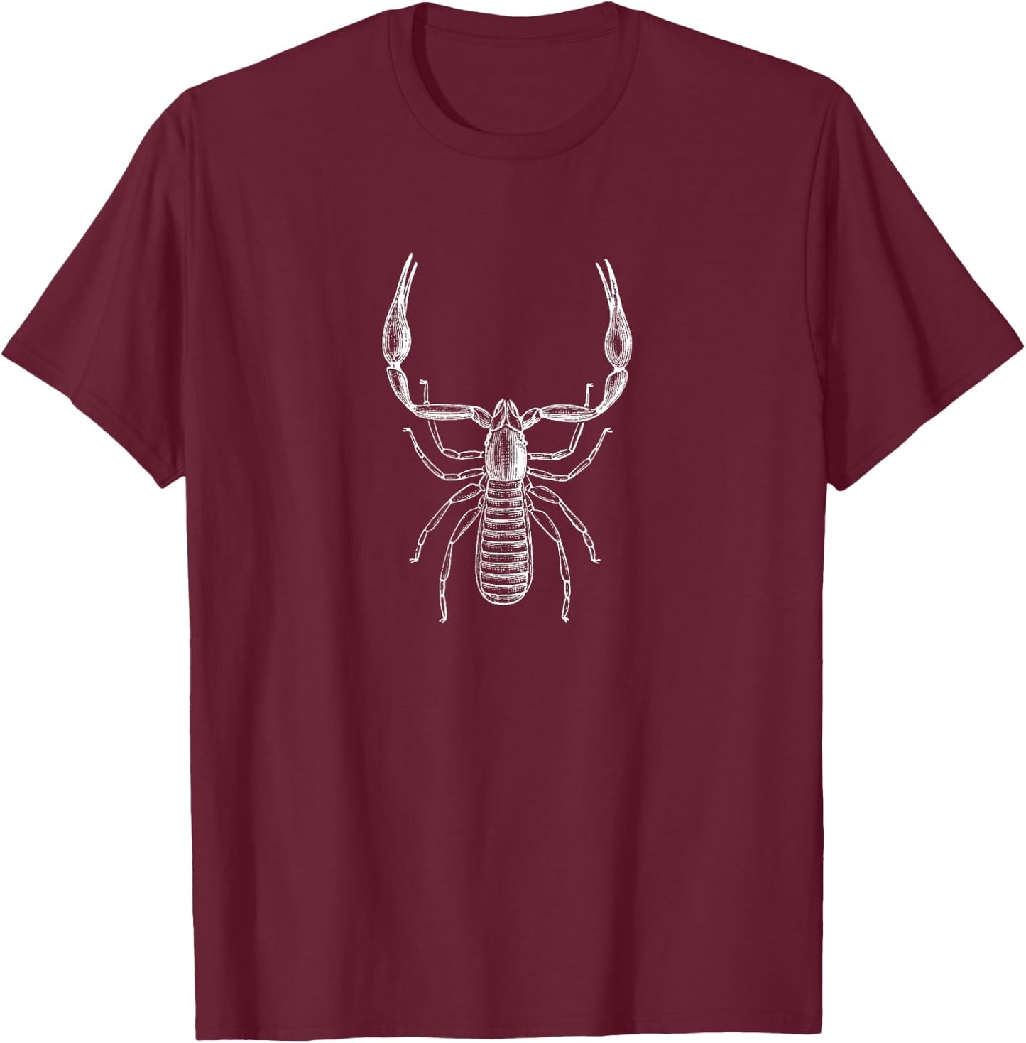 Pseudoscorpion Shirt Scorpion Insect Bug Lover Arachnids T-Shirt - T-Shirt | Maroon