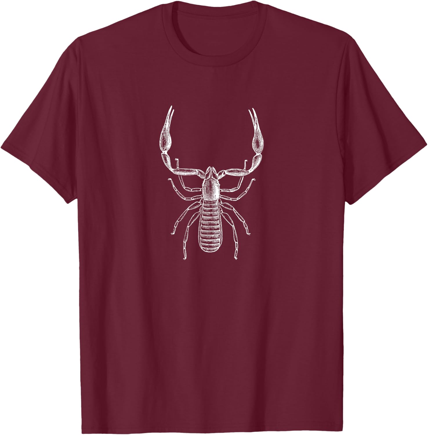 Pseudoscorpion Shirt Scorpion Insect Bug Lover Arachnids T-Shirt - T-Shirt | Maroon