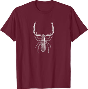 Pseudoscorpion Shirt Scorpion Insect Bug Lover Arachnids T-Shirt - T-Shirt | Maroon