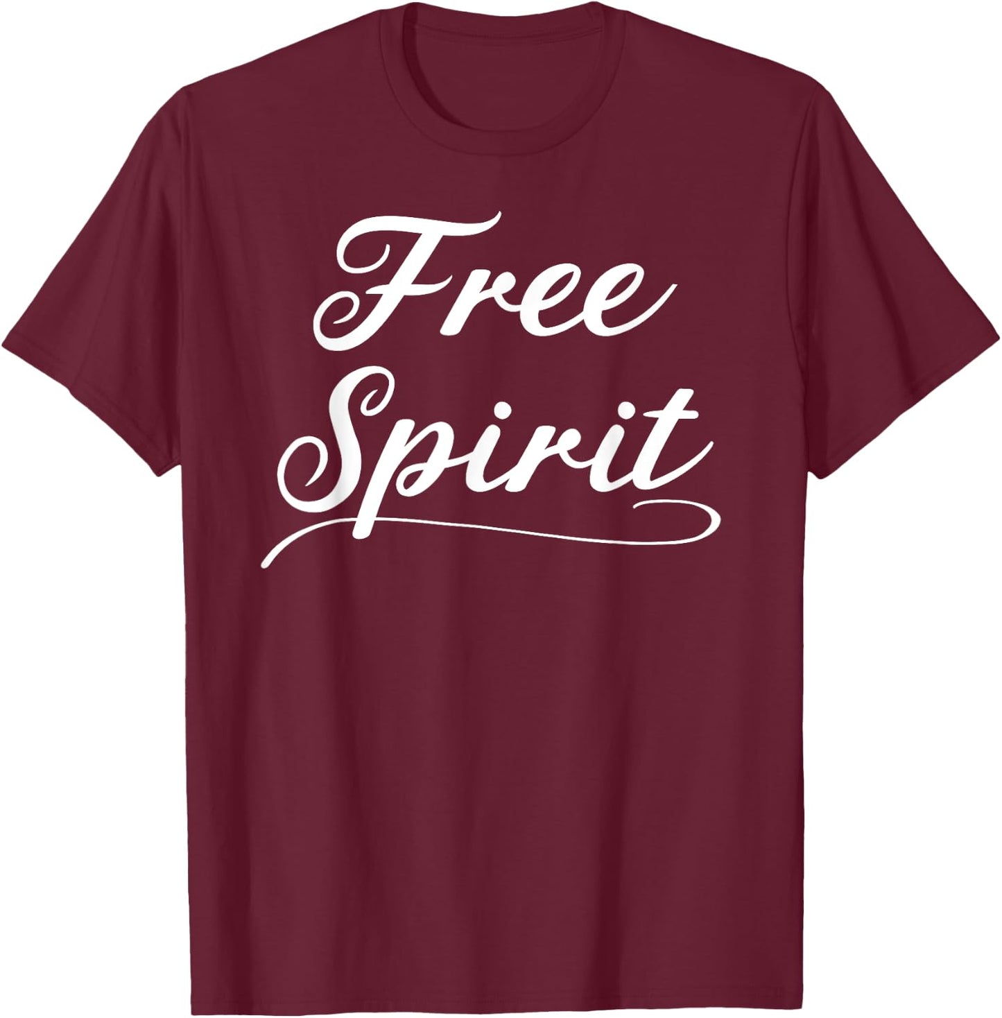 Hippie Free Spirit T-Shirt - T-Shirt | Maroon