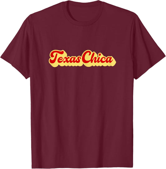 Texas Chica Texan Texas Chica T-Shirt - T-Shirt | Maroon