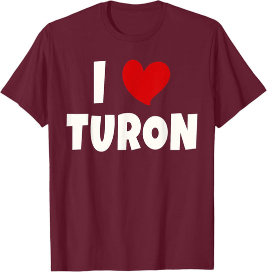 Turon Filipino Food Lover Philippines I Love Turon T-Shirt - T-Shirt | Maroon