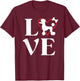 Poodle Gifts Love Dogs Dog Mama T-Shirt - T-Shirt | Maroon