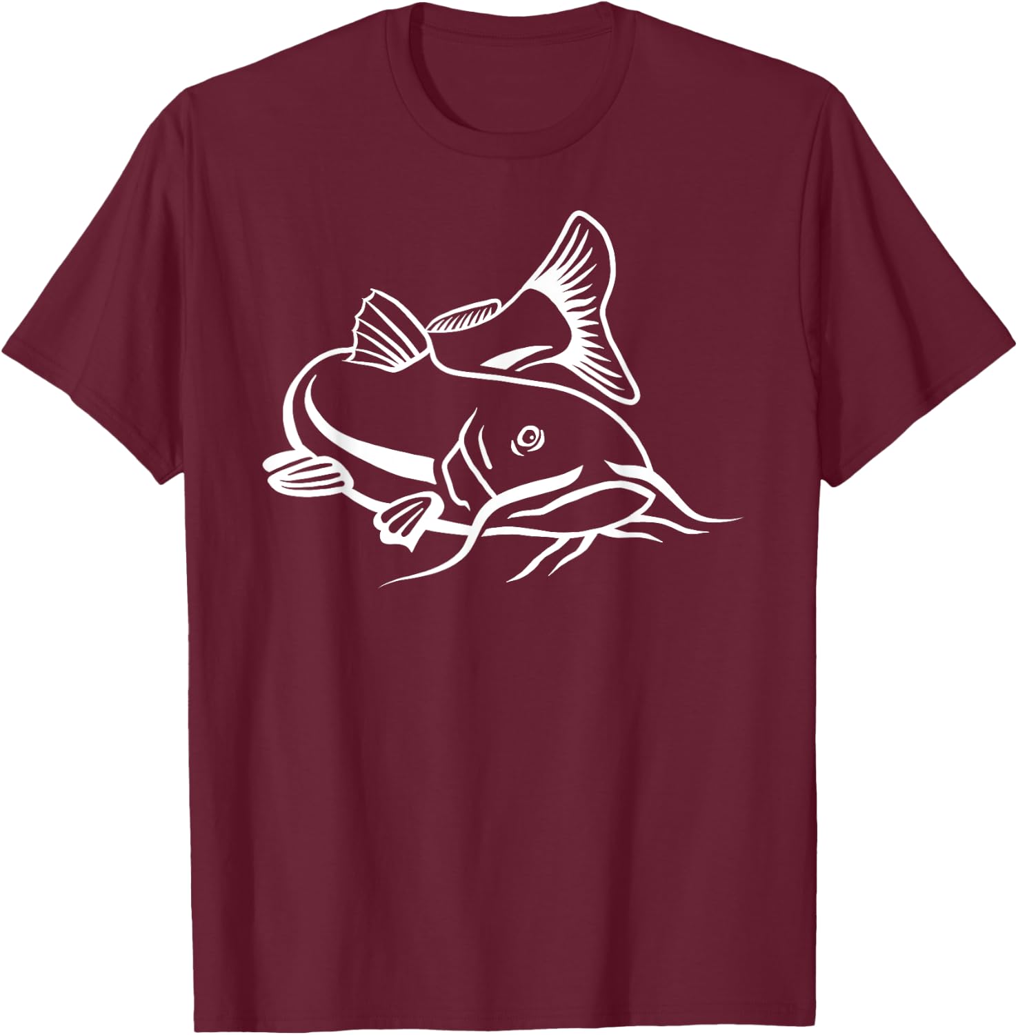 Catfish T-Shirt - T-Shirt | Maroon