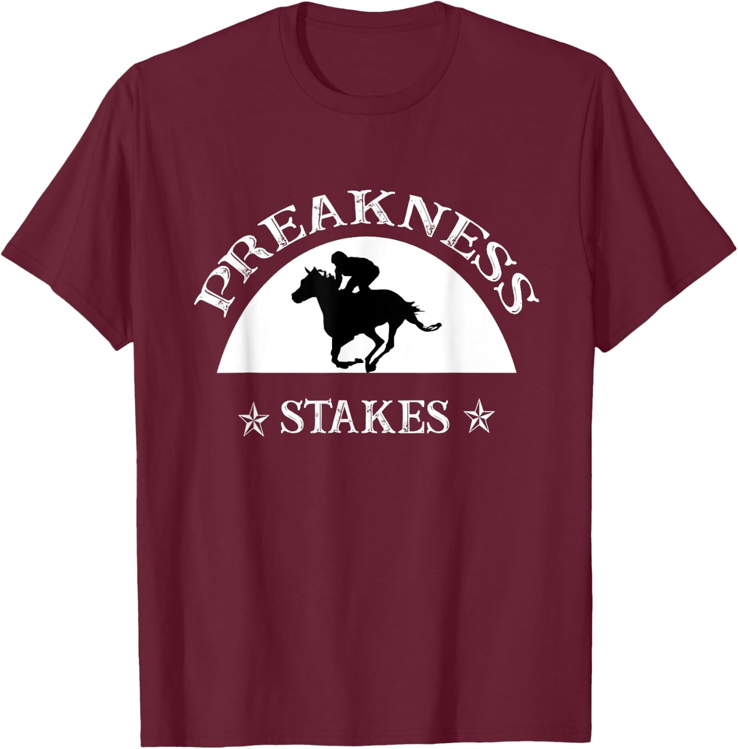 Preakness Horse Racing Shirts Women Stakes Apparel T-Shirt - T-Shirt | Maroon
