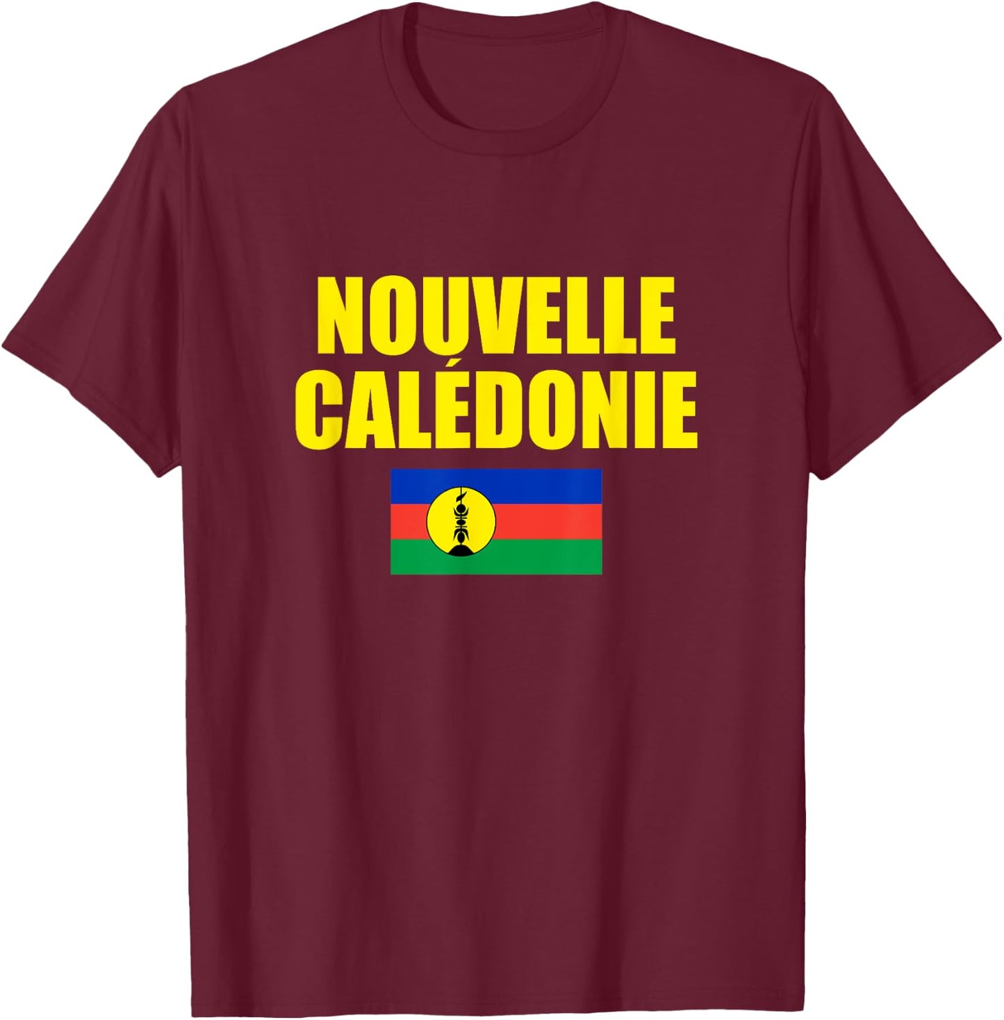 New Caledonia T-Shirt - T-Shirt | Maroon