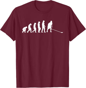 Great shuffleboard evolution gift cue and disk T-Shirt - T-Shirt | Maroon