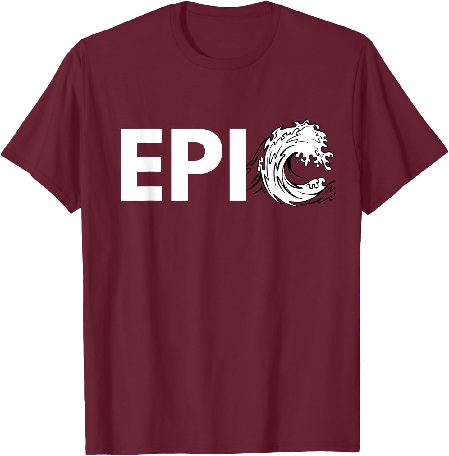 Epic, Epic Waves T-Shirt - T-Shirt | Maroon