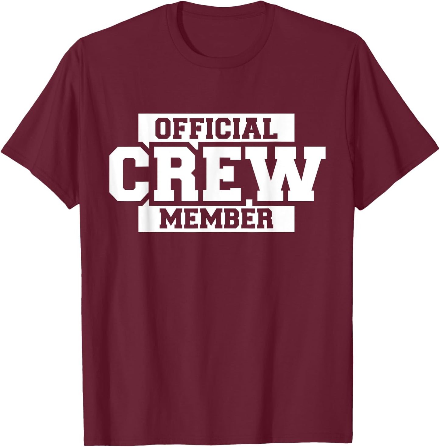 Official Crew Member T-Shirt - T-Shirt | Maroon