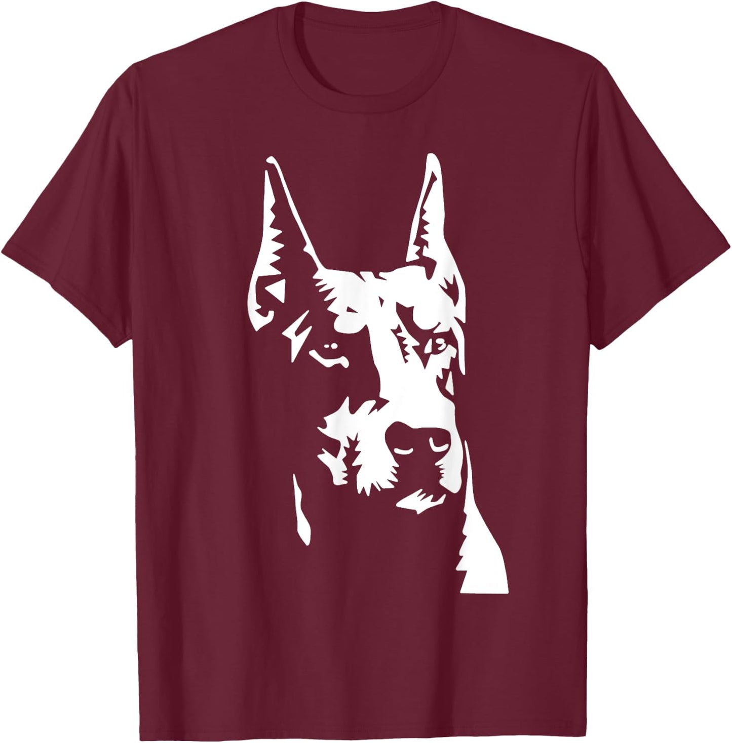 Doberman T-Shirt - T-Shirt | Maroon