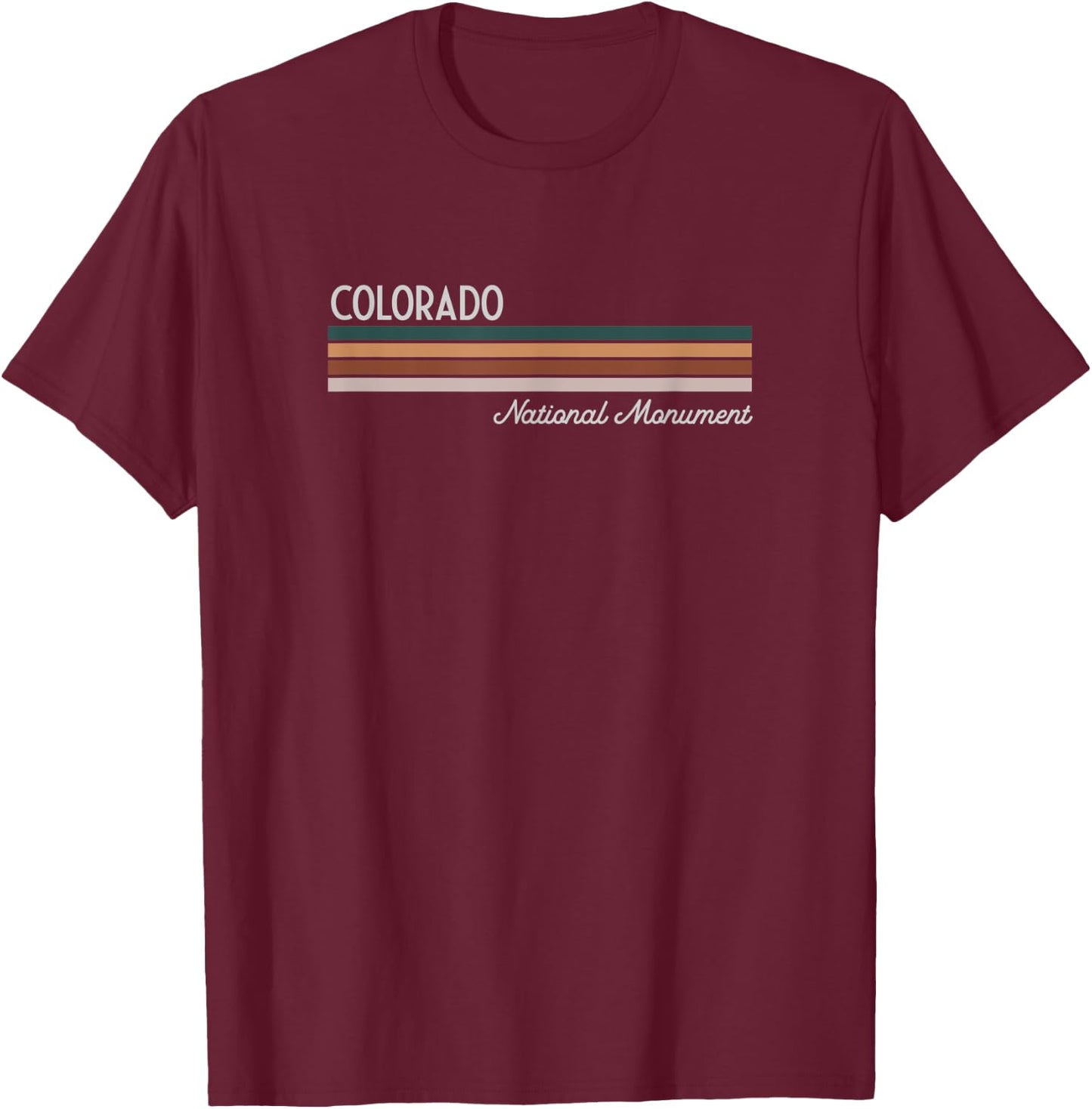 Colorado National Monument T-Shirt - T-Shirt | Maroon