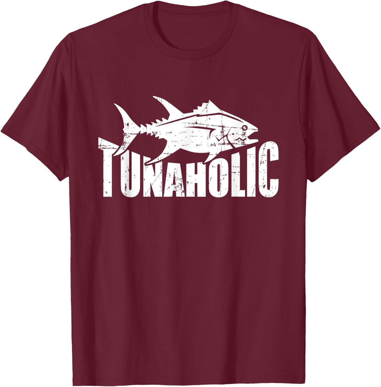 Fishing tunaholic T-Shirt - T-Shirt | Maroon
