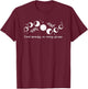 Mystic Lunar Moon Phase Find Beauty In Every Phase T-Shirt - T-Shirt | Maroon