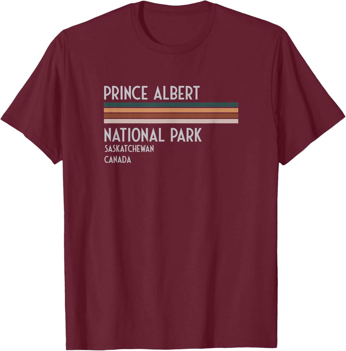 Prince Albert National Park Canada T-Shirt - T-Shirt | Maroon