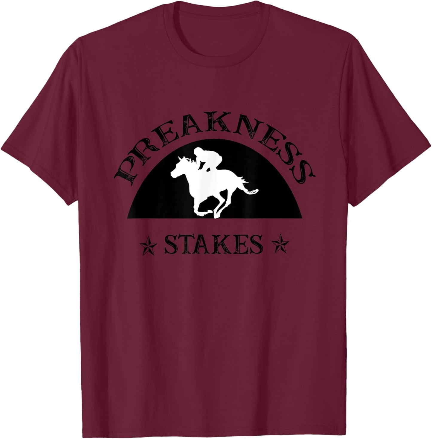 Preakness Horse Racing Shirts Women Stakes Apparel T-Shirt - T-Shirt | Maroon