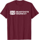 Beartooth Highway us 212 montana road T-Shirt - T-Shirt | Maroon