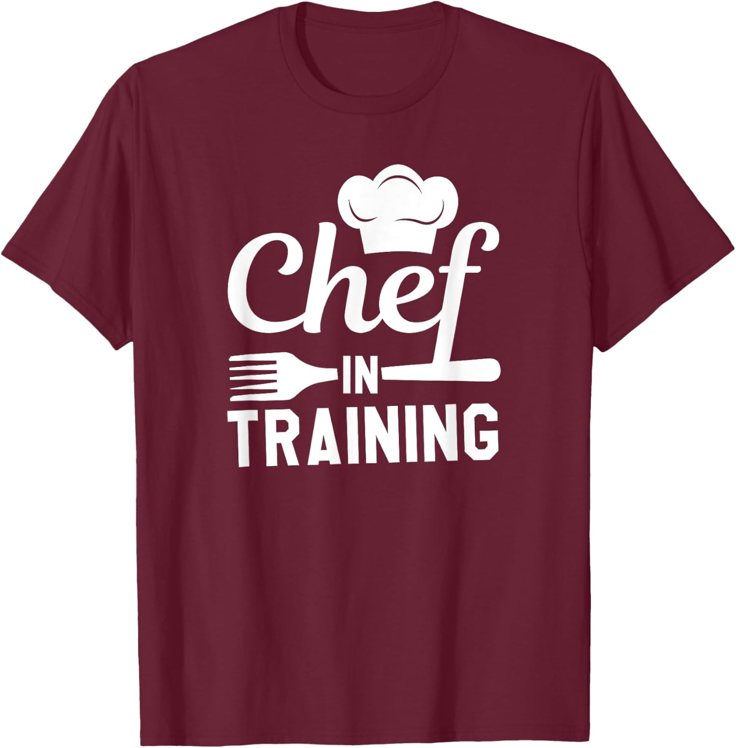 Chef In Training - Funny Chef T-Shirt - T-Shirt | Maroon