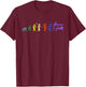 Aquarium Evolution - Fish Keeper Fishkeeping Aquascaper T-Shirt - T-Shirt | Maroon