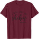 I Will Not Be Shaken Shirt Faith Religious Christian T-Shirt - T-Shirt | Maroon