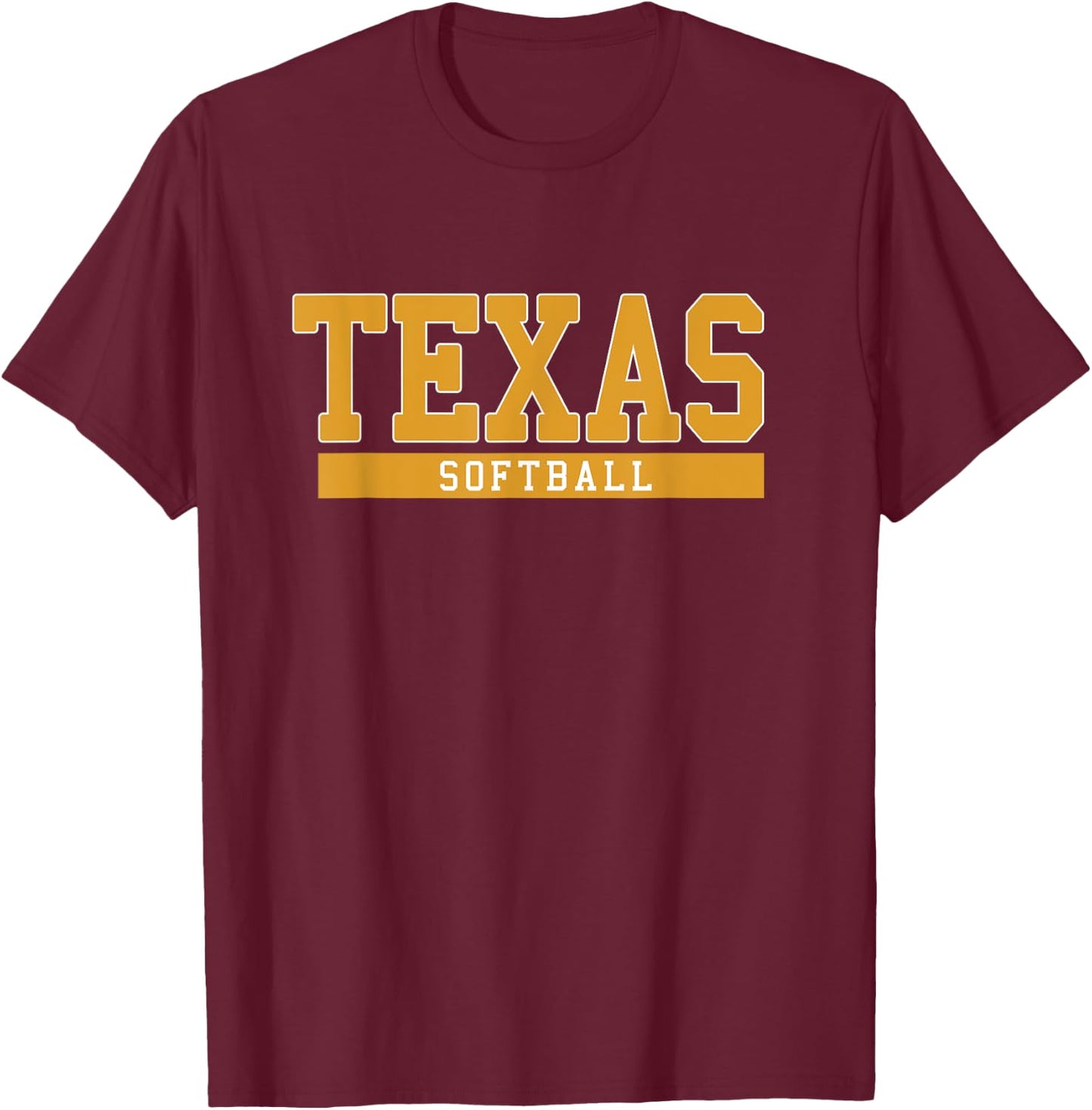 Texas Softball T-Shirt - T-Shirt | Maroon