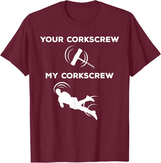 Tricking Screw Gift - Funny Tricking Martial Arts T-Shirt - T-Shirt | Maroon