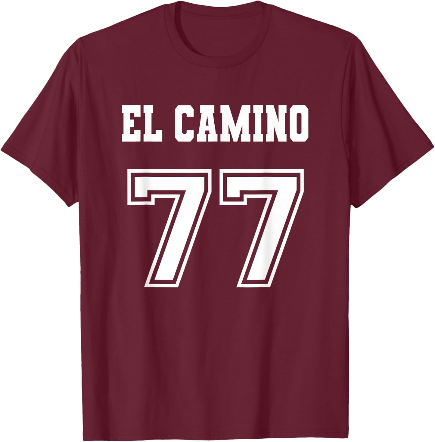 Jersey Style El Camino 77 1977 T-Shirt - T-Shirt | Maroon
