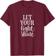 Matthew 5:16 Bible Verse for Christian Let Your Light Shine T-Shirt - T-Shirt | Maroon