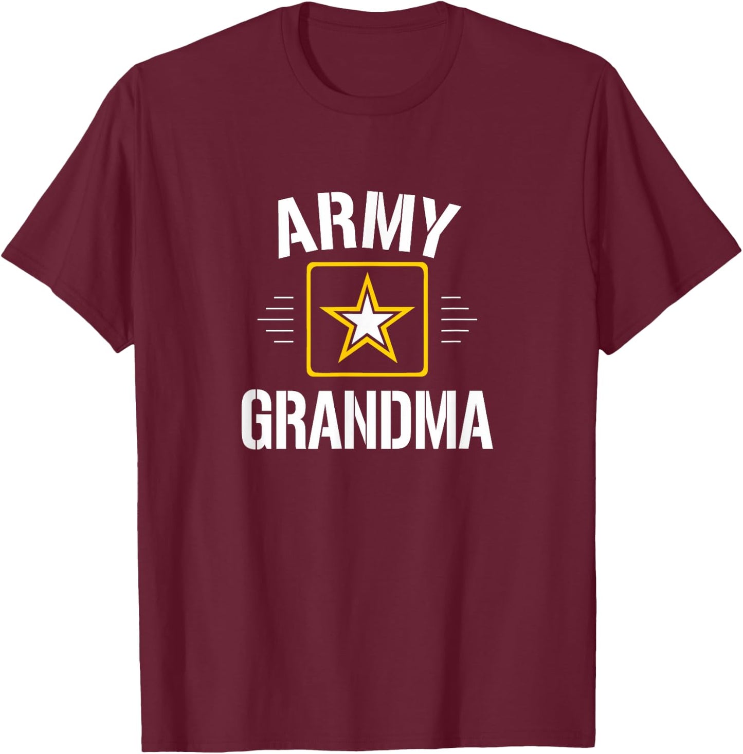 Army Grandma T-Shirt - T-Shirt | Maroon