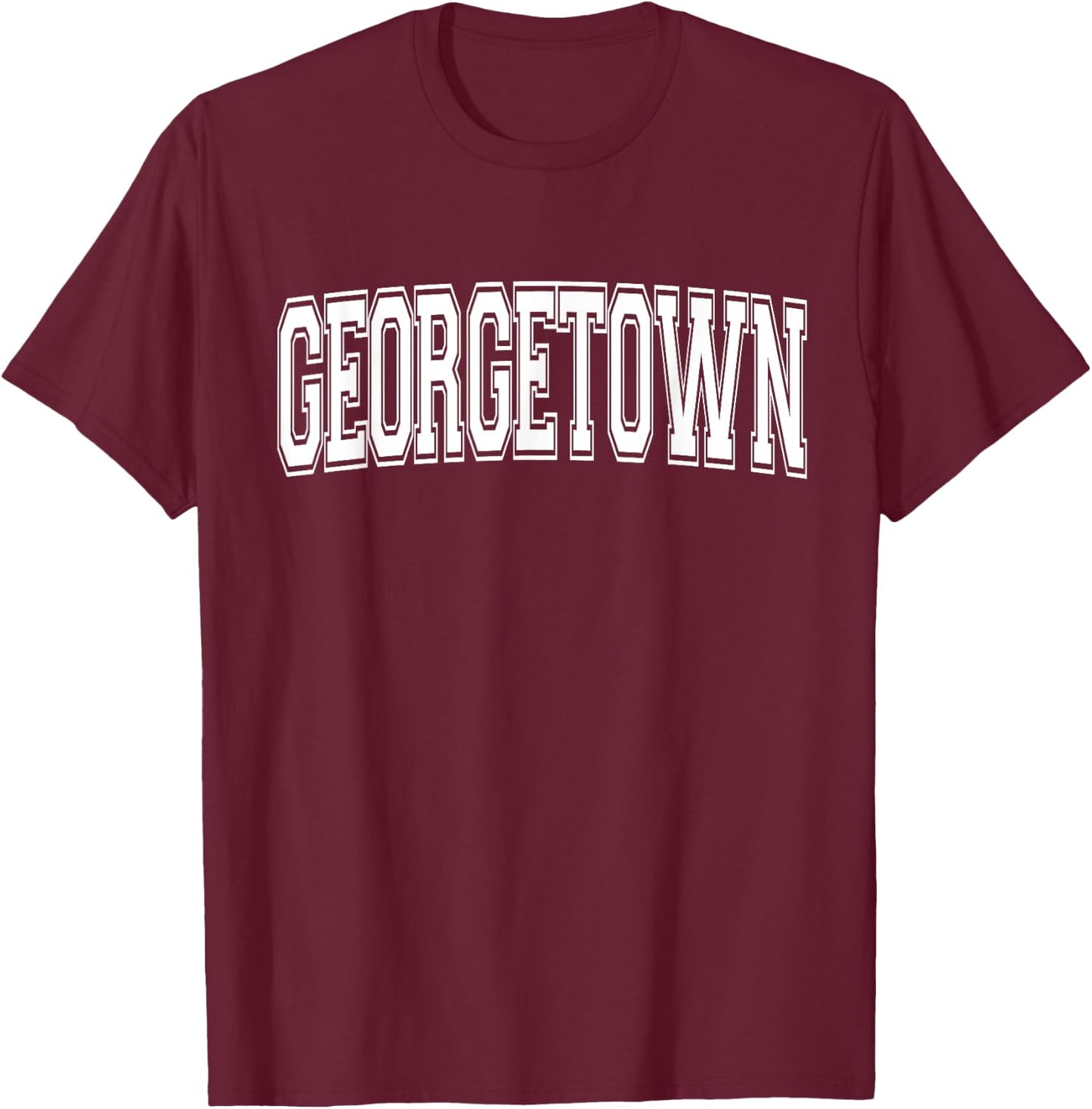 GEORGETOWN TX TEXAS USA Vintage Sports Varsity Style T-Shirt - T-Shirt | Maroon