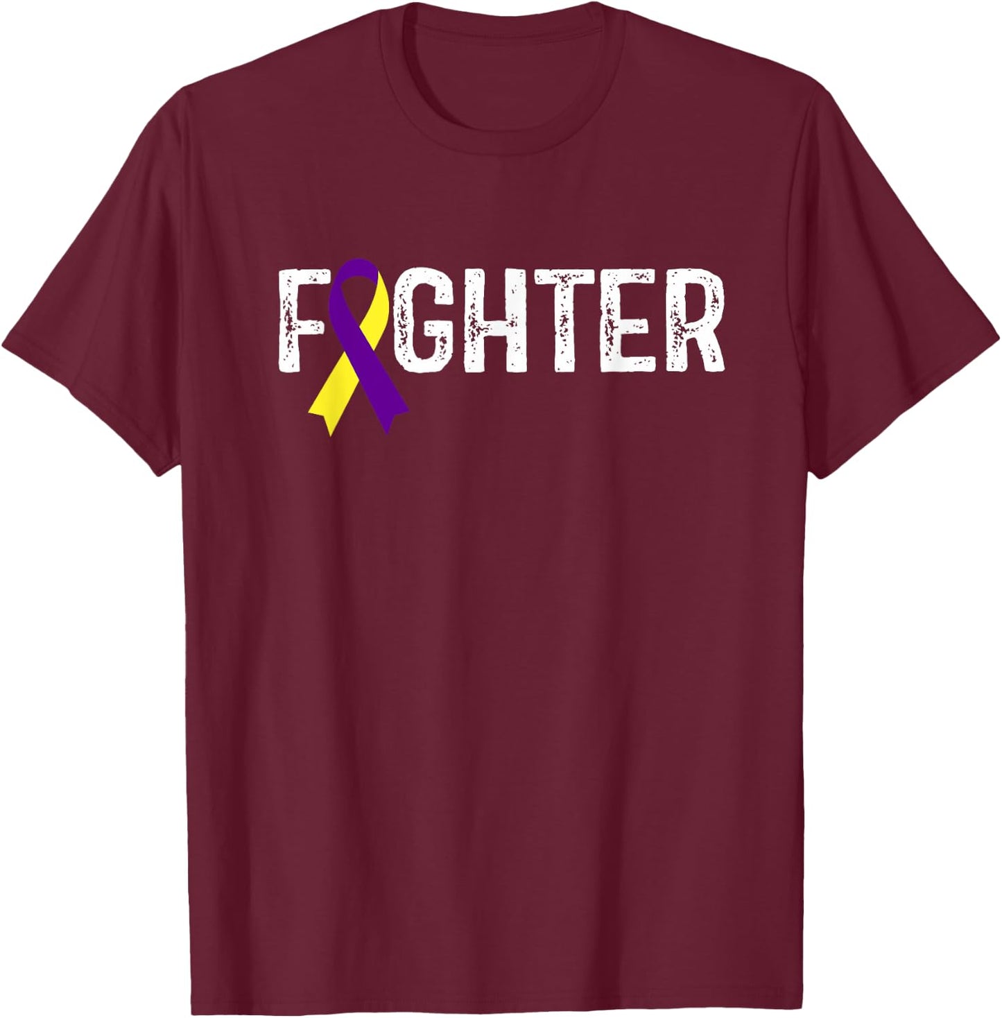 Fighter Sotos Syndrome Awareness T-Shirt - T-Shirt | Maroon