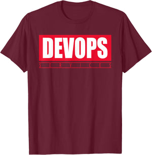 Devops marvelous logo T-Shirt - T-Shirt | Maroon
