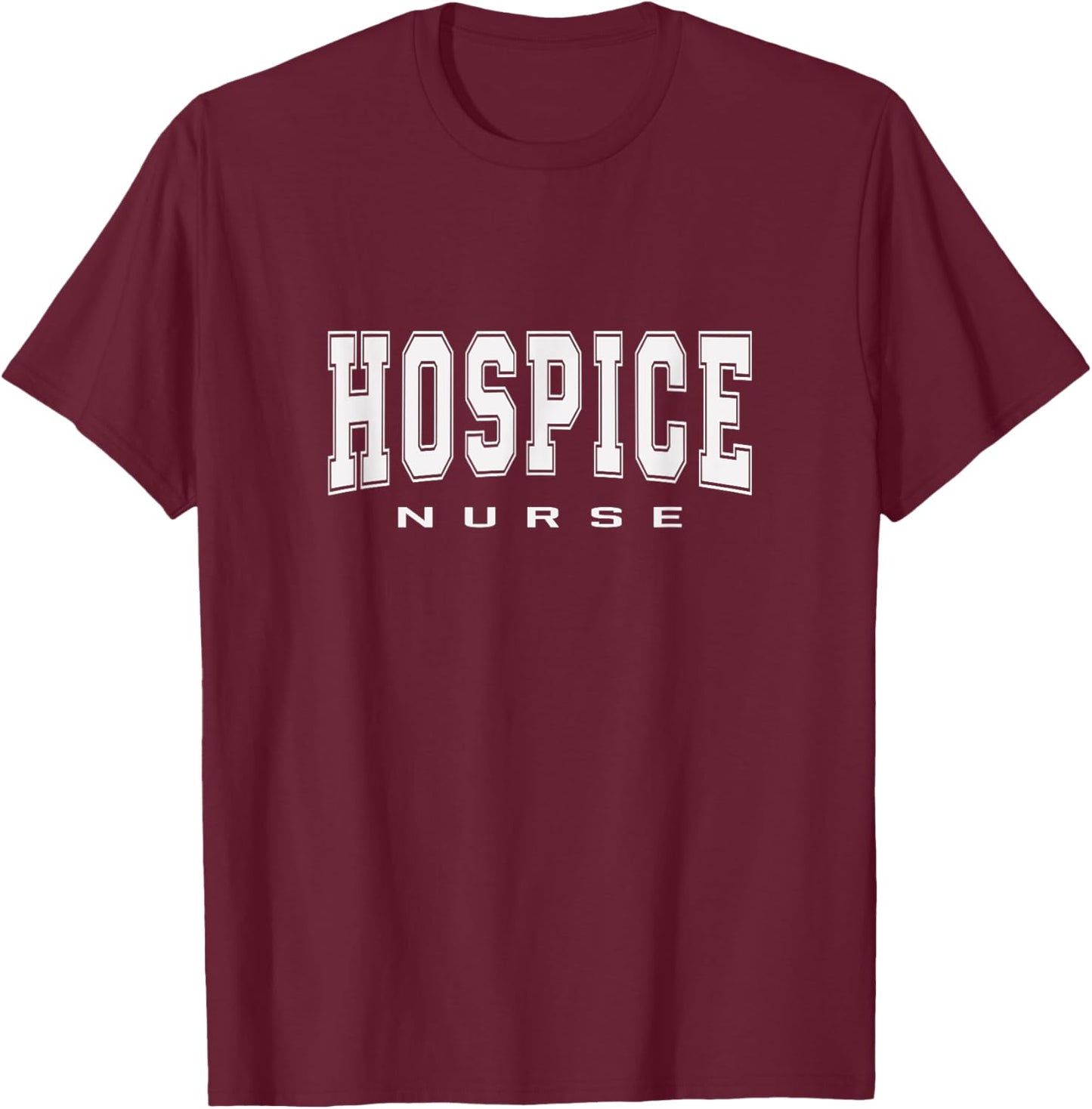 Vintage Hospice Nurse Doctor Graduation Medical Nursing RN T-Shirt - T-Shirt | Maroon