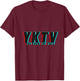 YKTV You Know The Vibes T-Shirt - T-Shirt | Maroon