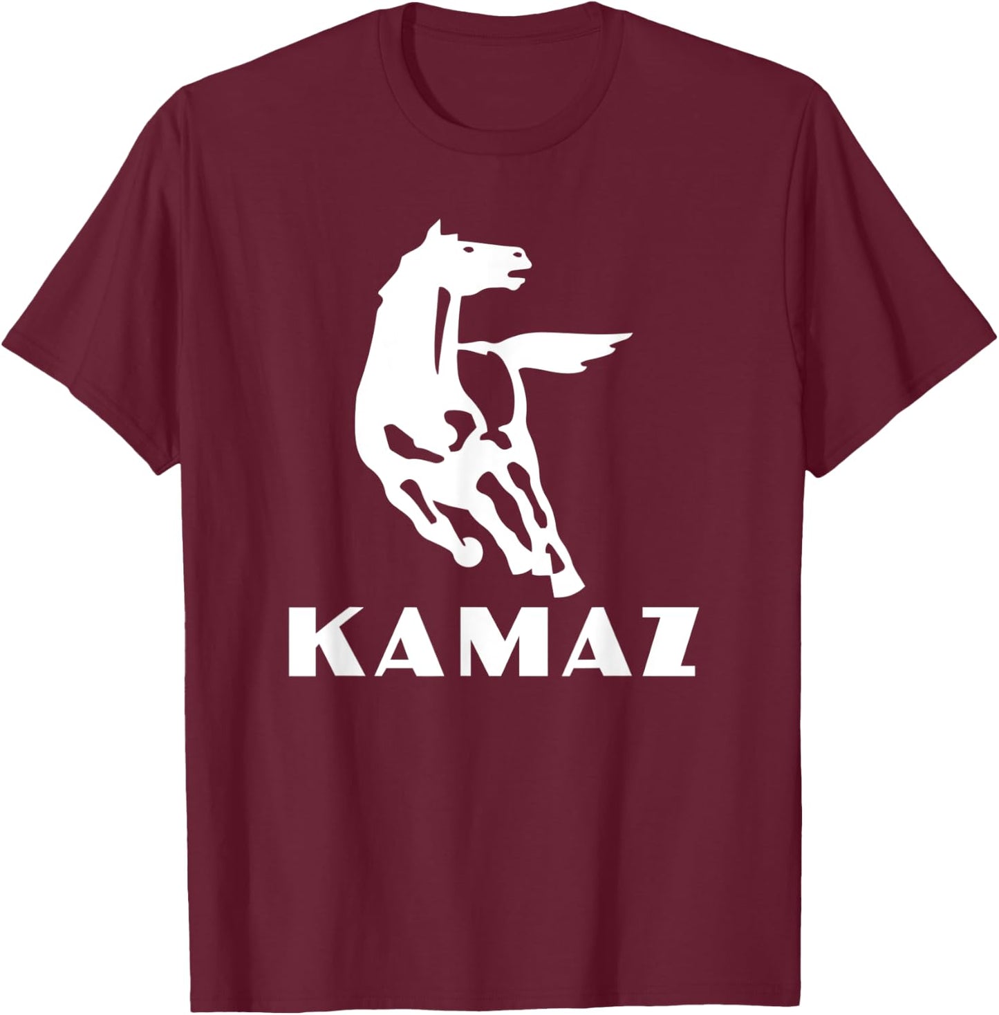 Russian truck Kamaz USSR T-Shirt - T-Shirt | Maroon