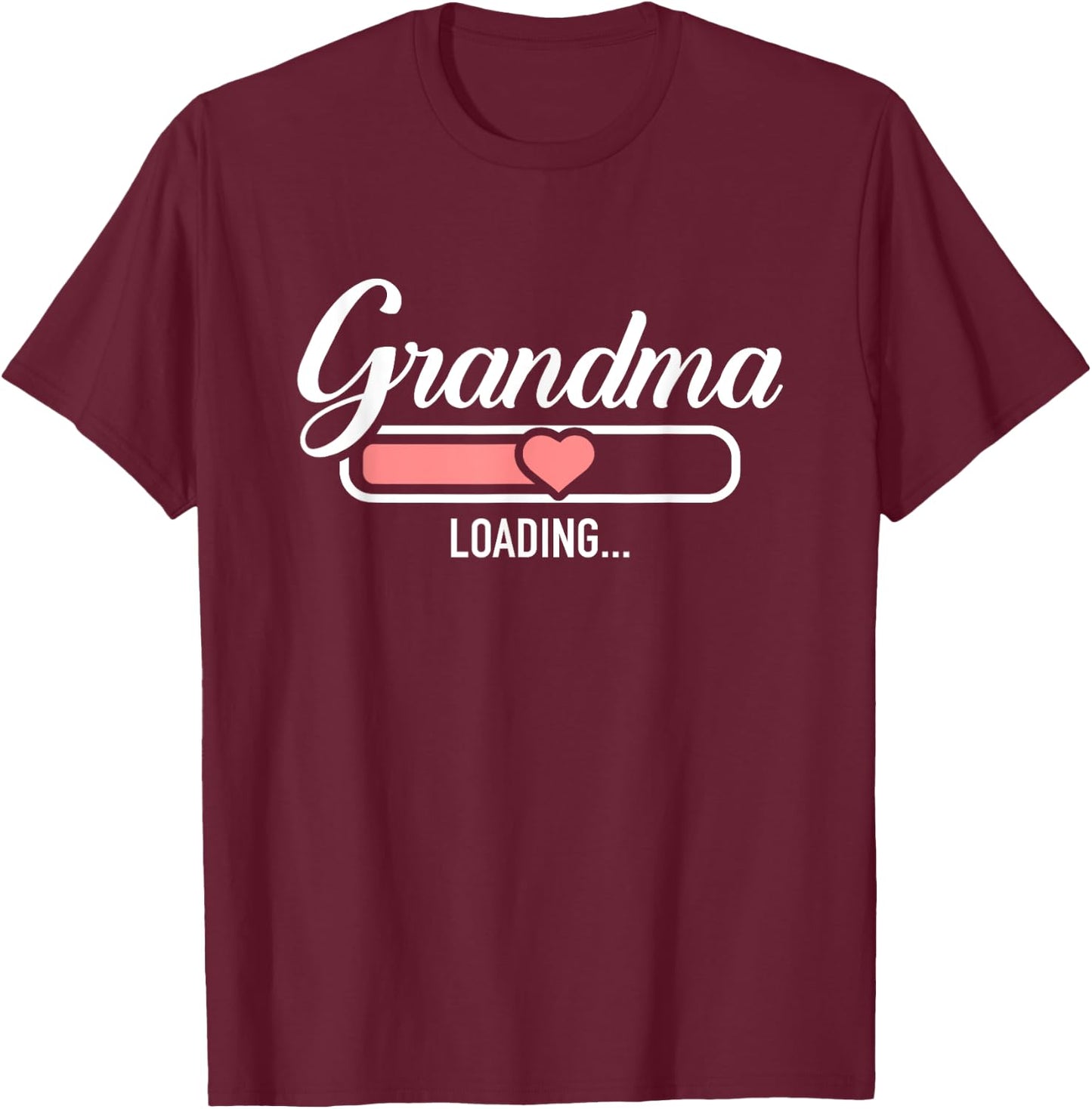Grandma loading bar T-Shirt - T-Shirt | Maroon
