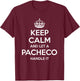 PACHECO Funny Surname Family Tree Birthday Reunion Gift T-Shirt - T-Shirt | Maroon