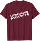 Funny St Patricks Day Irish Leprechaun Security T-Shirt - T-Shirt | Maroon