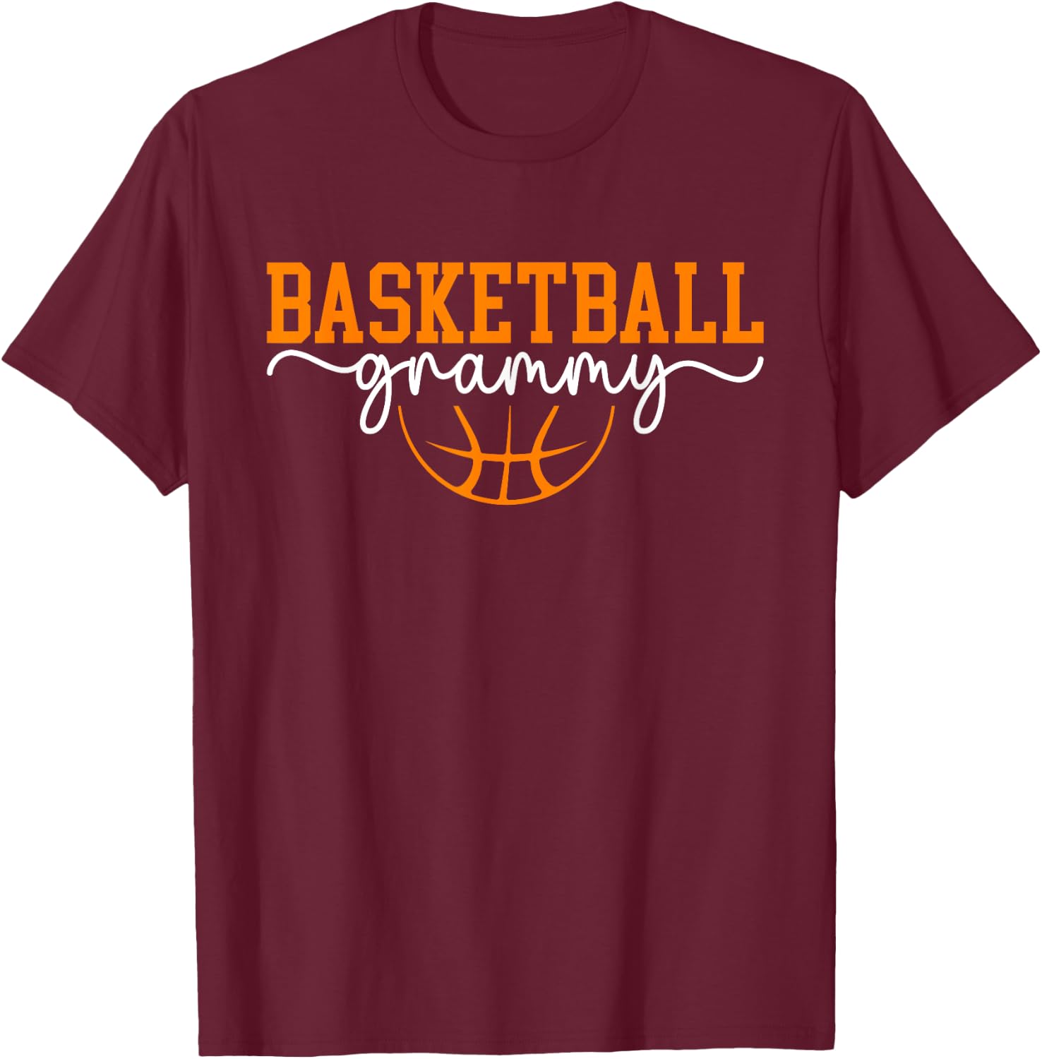 Basketball Grammy Cute Grammy Of A Basketball Player T-Shirt - T-Shirt | Maroon