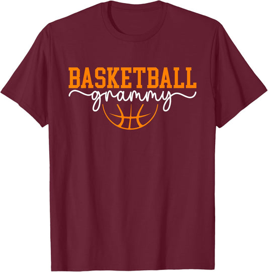 Basketball Grammy Cute Grammy Of A Basketball Player T-Shirt - T-Shirt | Maroon