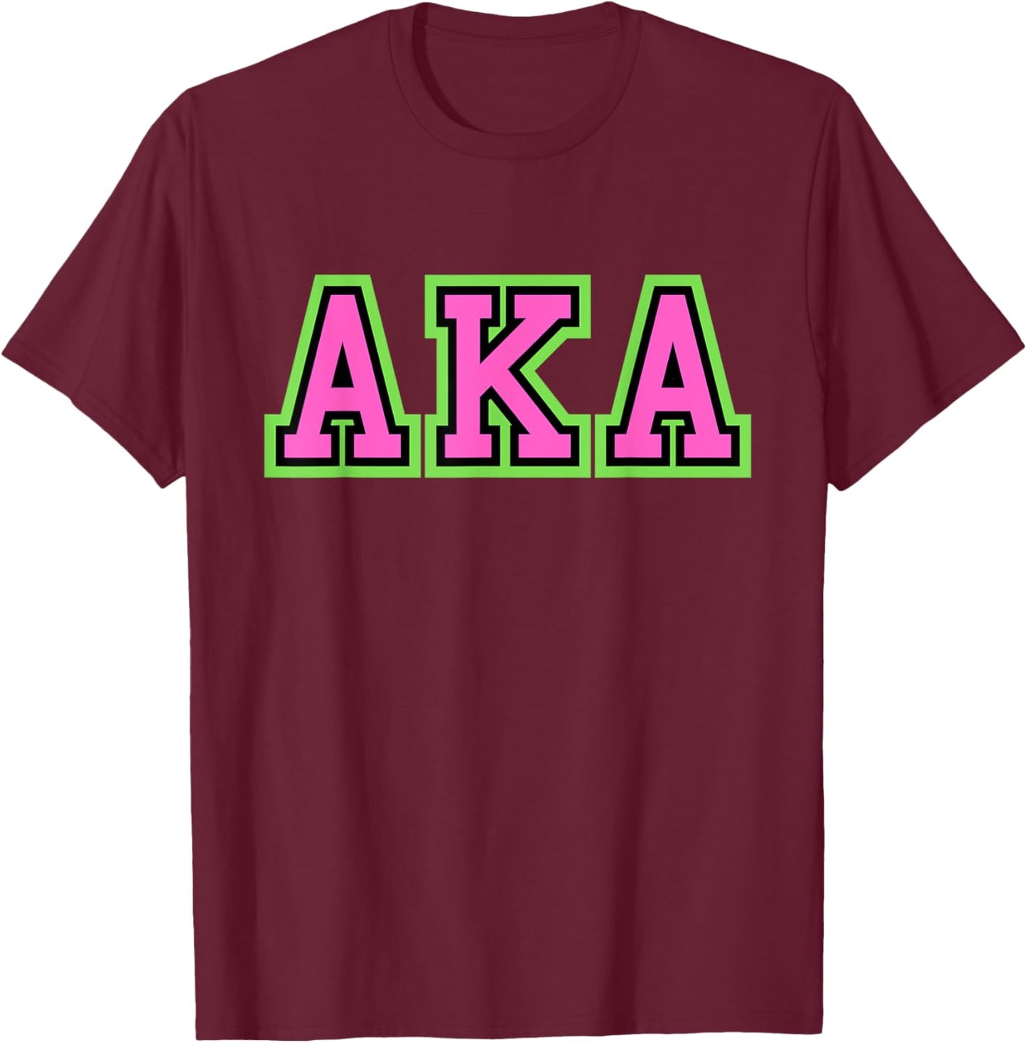 Pretty Cute Boldly AKA Name Trendy Friend Family Matching V2 T-Shirt - T-Shirt | Maroon