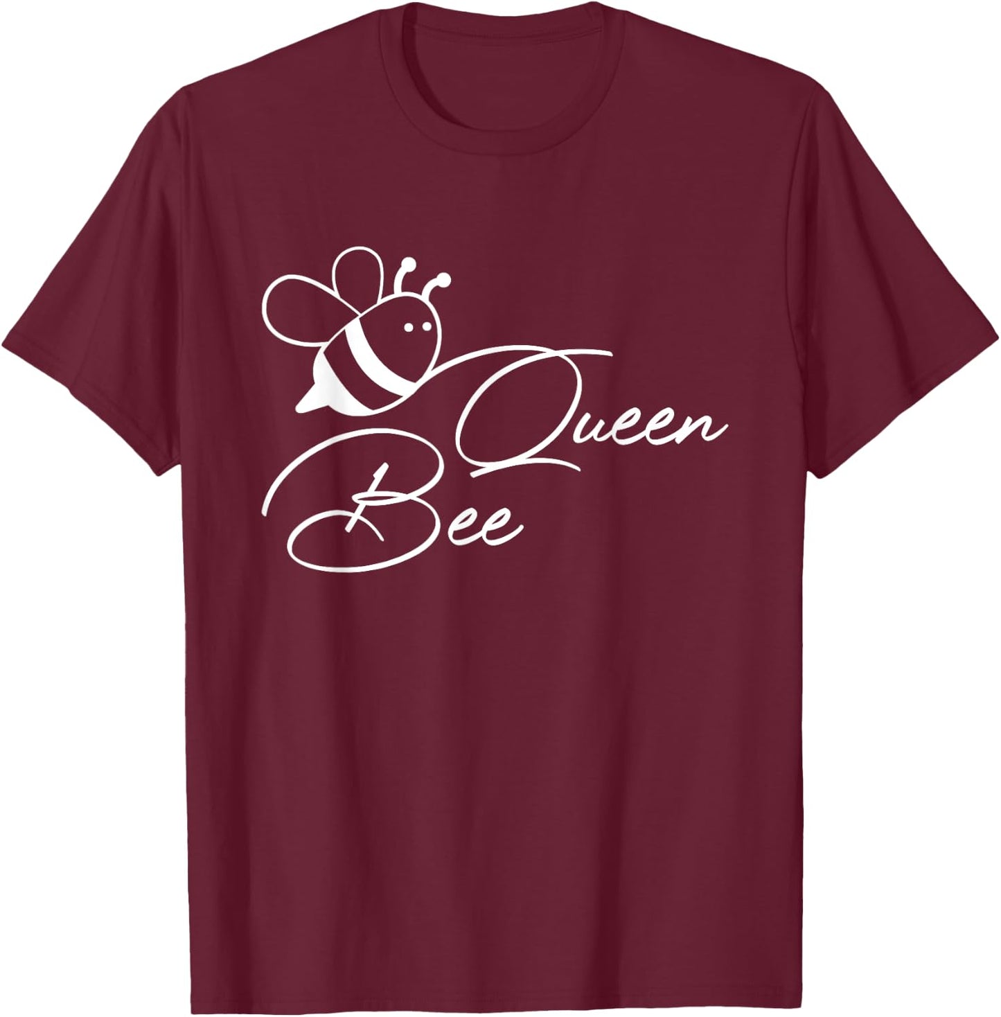 Funny Beekeeper Queen Bee T-Shirt - T-Shirt | Maroon