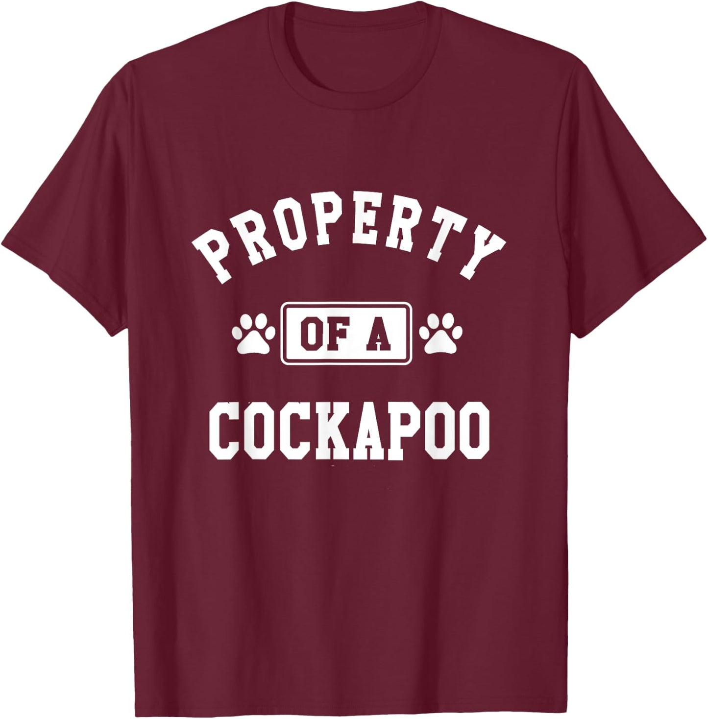 Cockapoo Property Cute Cockapoo Dad Lover Pet Sitter T-Shirt - T-Shirt | Maroon
