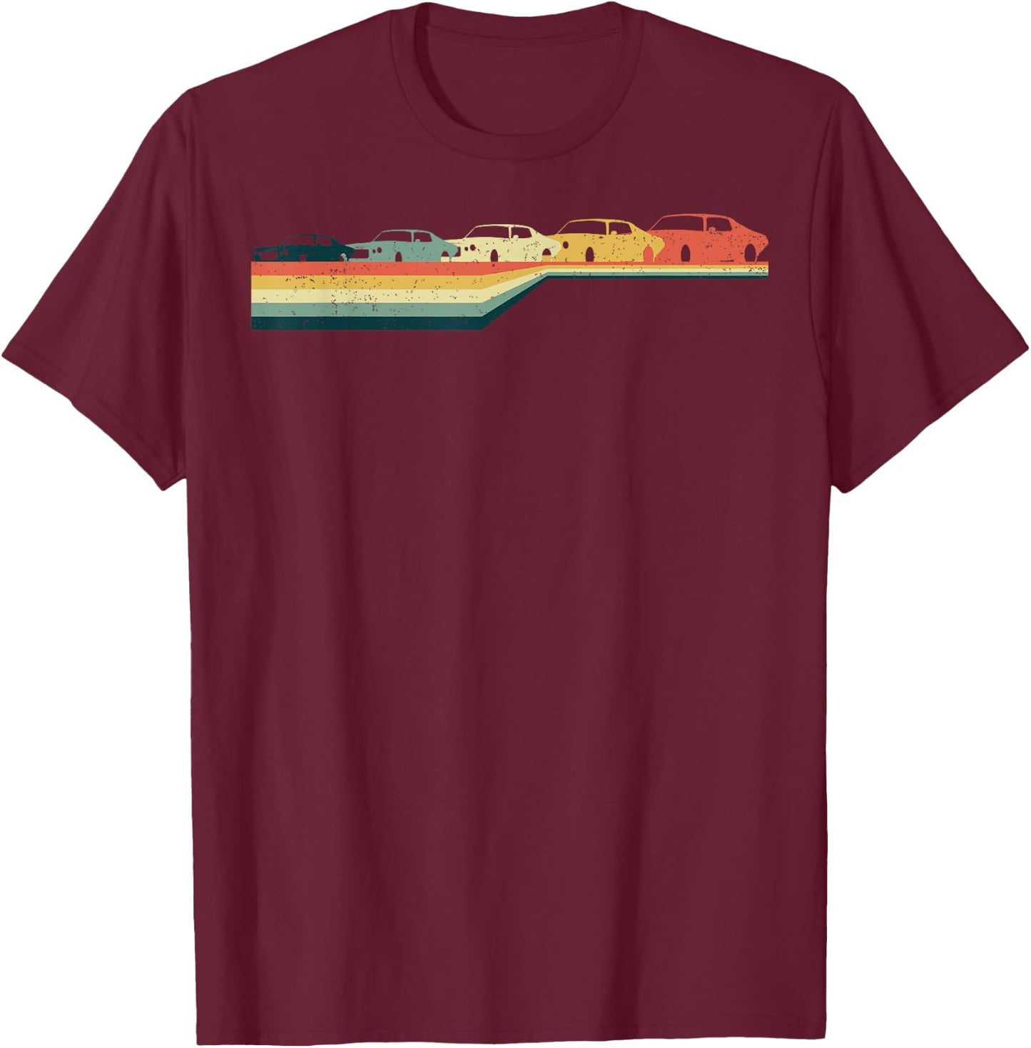 AUTOCROSS Funny Gift Vintage Retro T-Shirt - T-Shirt | Maroon