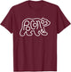 Poconos Pennsylvania Pocono PA Bear Travel T-Shirt - T-Shirt | Maroon