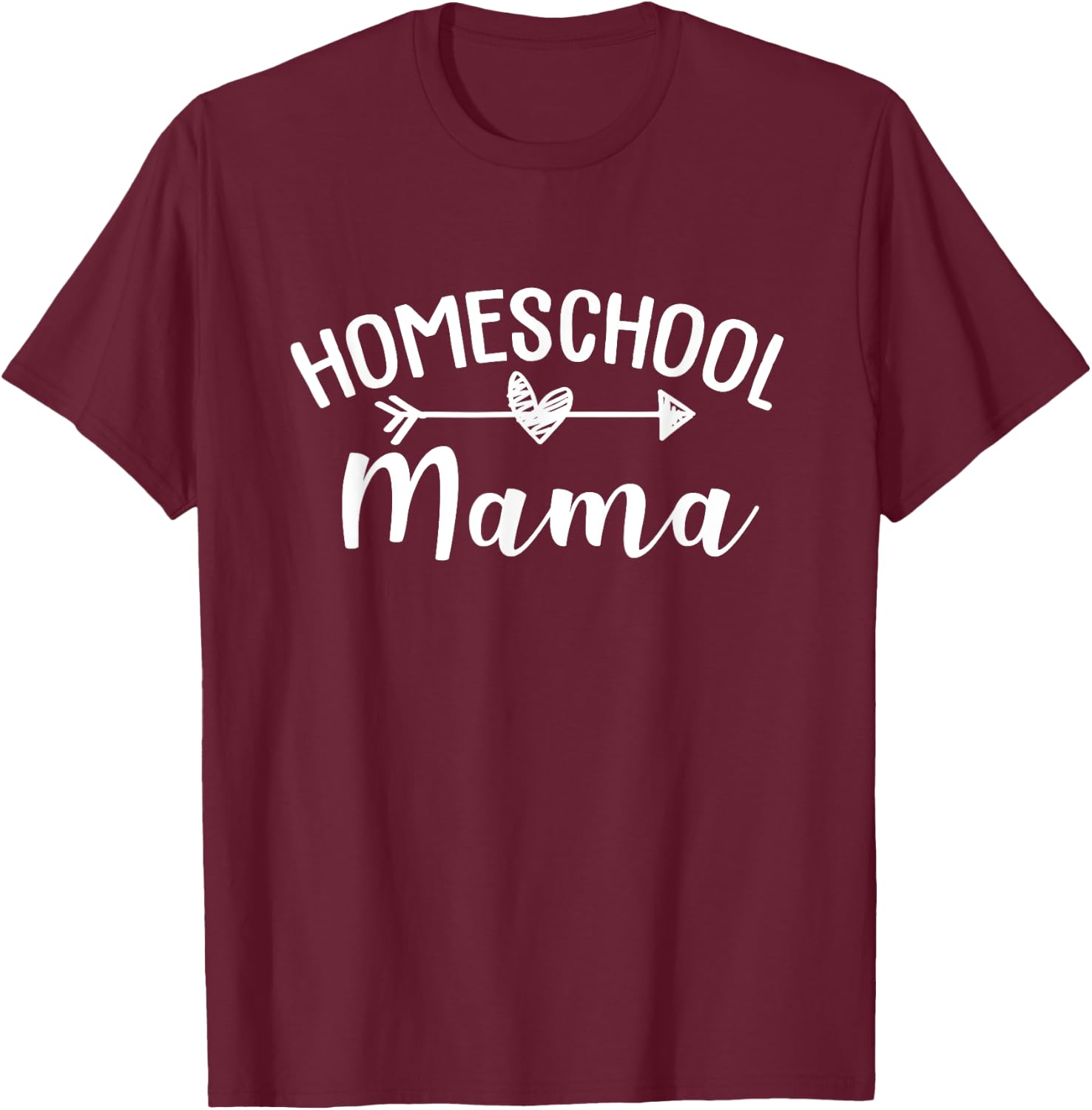 Homeschool mama Home Schooler First Day Of School Homeschool T-Shirt - T-Shirt | Maroon