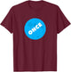 Once in a Blue Moon Funny Slogan T-Shirt - T-Shirt | Maroon