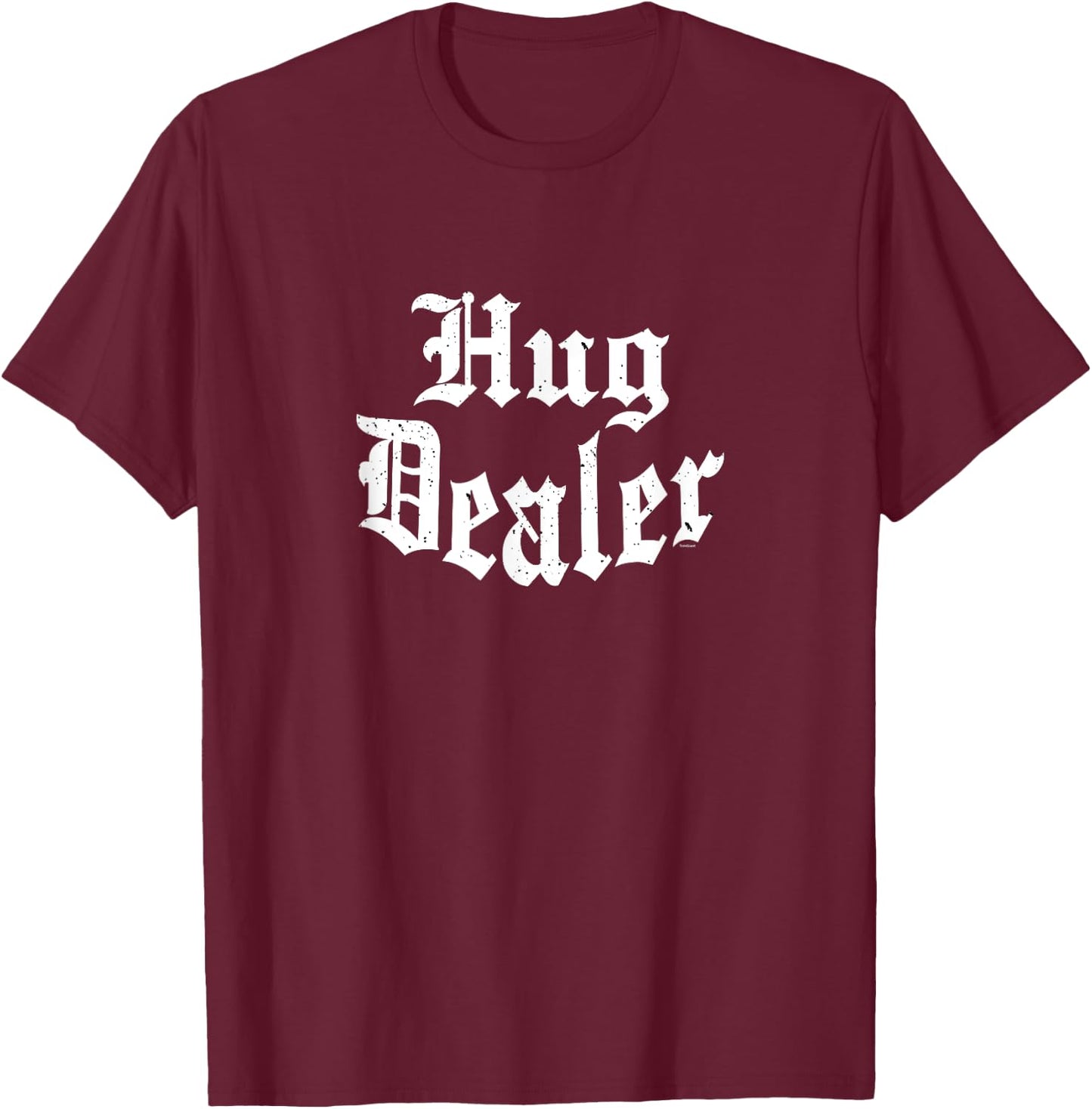 Funny Cute Sensitive Feet Hug Merchant Valentine's Day T-Shirt - T-Shirt | Maroon