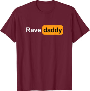 Rave Daddy Bass Head EDM Rave Festival Costume Dance Music T-Shirt - T-Shirt | Maroon