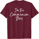 First Communion Gifts for Boys Cute I'm the Communion Boy T-Shirt - T-Shirt | Maroon