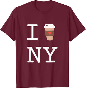 I Heart Ny T-Shirt - T-Shirt | Maroon